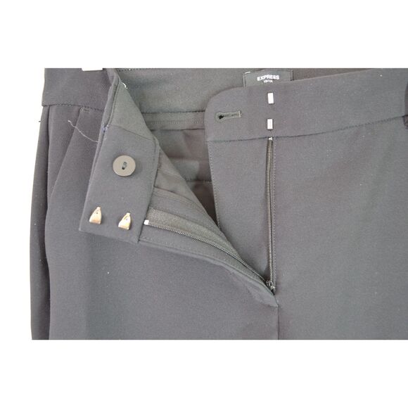 Express Editor Women's 6 Tall Black Mid Rise Bootcut Pant - Picture 4 of 15